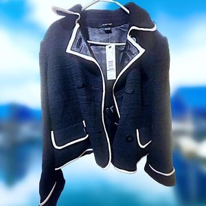 Woman’s SZ 14 Ellen Tracy navy formal jacket /blazer. NWT